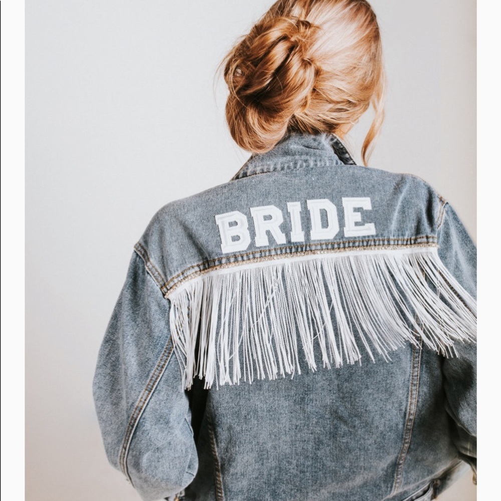 Bride Tassel Jean Jacket